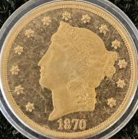 Commemorative Coin & Medal Lot &ndash; Festivus Games, Downey Centennial, Buffalo, $20 Replica, Kennedy Half - 4
