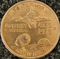 Commemorative Coin & Medal Lot &ndash; Festivus Games, Downey Centennial, Buffalo, $20 Replica, Kennedy Half - 11