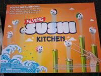 Wall, art, air humidifier,( powered on) Flying Sushi Kitchen Tabletop Party Dexterity Game, Ages 6+, 1-4 Players, Batteries Required - 3