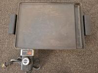 Presto Liddle Griddle Electric Griddle 07211 Nonstick Portable, two burner mini stove, legos, hot wheels and more - 3