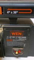 WEN 6502 Combination Belt and Disc Sander, 4.3 Amp, 4" x 36" Belt, 6" Disc - 2