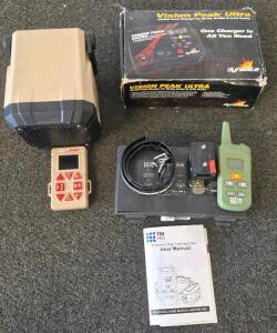 Dynamite Vision Peak Ultra Charger, Johnny Stewart Game Caller, TBI Pro Training Collar Set