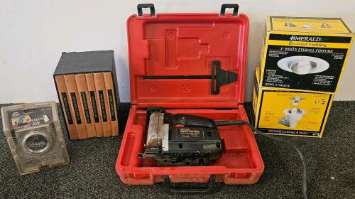 Sears Craftsman Auto Scroller Saw 315.172110, 1/3 HP, 0-3,000 SPM, with Case (tested, works)
