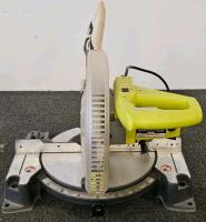 (XB) Ryobi 10-in Compound Miter Saw Single Bevel, Corded, Dust Bag, Blade Guard Included - 3