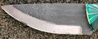Custom Fixed-Blade Knife with Resin Handle and Leather Sheath - 3
