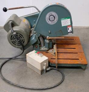 CTD F255 Cut-Off Saw, 10&ndash;12" Blade, 2&ndash;3 HP, Allen-Bradley Controls, Serial #937