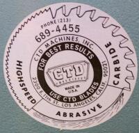 CTD F255 Cut-Off Saw, 10&ndash;12" Blade, 2&ndash;3 HP, Allen-Bradley Controls, Serial #937 - 2