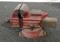 Desmond Simplex No. 350 Bench Vise, 3.5" Jaw Width, Swivel Base, Made in USA (Shelf BX) - 5