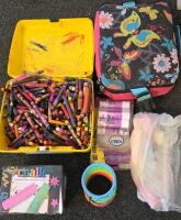 Mixed Lot Educational Supplies: Books, Crayola Art, etc. (XB) - 3
