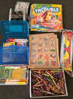 Mixed Lot Educational Supplies: Books, Crayola Art, etc. (XB) - 5