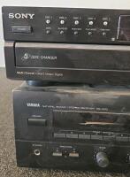 Sony SCD-CE595 SACD 5-Disc CD Player & Yamaha RX-570 Stereo Receiver. (XB) - 2