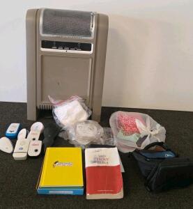 Ceramic Space Heater, 9 Ultrasonic Pest Repellers, Dr. Seuss & Religious Books (XA)