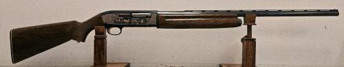 Ithaca Model 900 20 Gauge Semi-Automatic Shotgun with Gold Inlay, 26" Barrel, 3" Chamber