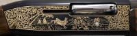 Ithaca Model 900 20 Gauge Semi-Automatic Shotgun with Gold Inlay, 26" Barrel, 3" Chamber - 9