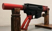 Palmetto State Armory PA-15 9mm AR Pistol, Black/Red Anodized, 4" Barrel, Serial SCD583777 - 2