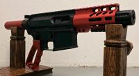 Palmetto State Armory PA-15 9mm AR Pistol, Black/Red Anodized, 4" Barrel, Serial SCD583777 - 3