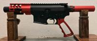 Palmetto State Armory PA-15 9mm AR Pistol, Black/Red Anodized, 4" Barrel, Serial SCD583777 - 4