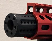 Palmetto State Armory PA-15 9mm AR Pistol, Black/Red Anodized, 4" Barrel, Serial SCD583777 - 10