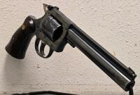 H&R Model 904 .22 LR Revolver, 6" Barrel, Blued Finish, 9-Shot, Walnut Grips, Serial AY069596 - 6
