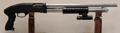 Winchester Model 1300 Stainless Marine 12 Ga Pump, 18" Barrel, Pistol Grip, Flashlight, SN L2633180