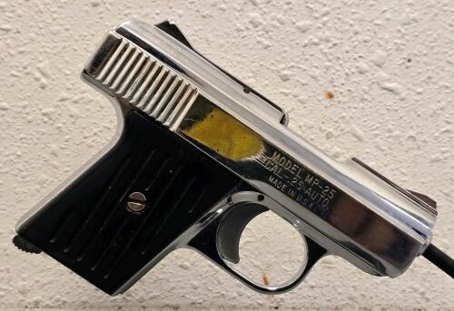 Raven Arms MP-25 .25 ACP Nickel-Plated Semi-Auto Pistol, Serial 1827509
