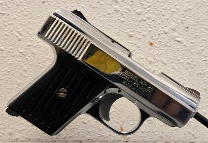 Raven Arms MP-25 .25 ACP Nickel-Plated Semi-Auto Pistol, Serial 1827509