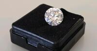 3.00 Carat Round Brilliant Diamond, D Color, VVS1 Clarity, Excellent Cut, GOGTL Certificate - 2