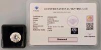 6.24 Ct D VVS1 Excellent Cut Round Brilliant Loose Diamond, GOGTL-Certified, 12.5mm