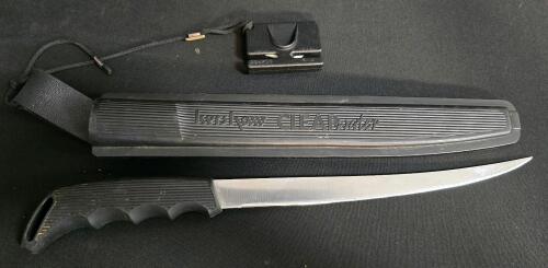 Kershaw Clearwater 7" Fillet Knife with Sheath and Sharpener