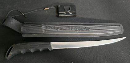 Kershaw Clearwater 7" Fillet Knife with Sheath and Sharpener