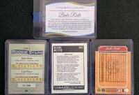 Babe Ruth Collectible Baseball Cards- Metal Impressions Tin W/ 5 Cards, Upper Deck Legends, Rookie Stars And More - 4