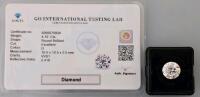 4.10 ct Round Brilliant Diamond, D Color, VVS1 Clarity, Excellent Cut, Certified by GOCTL