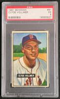1951 Bowman Clyde Vollmer #91 & 1960 Fleer Bill Terry #52 PSA-Graded Baseball Cards - 2