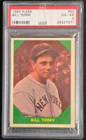 1951 Bowman Clyde Vollmer #91 & 1960 Fleer Bill Terry #52 PSA-Graded Baseball Cards - 4