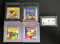 Nintendo Game Boy Advance Bundle w/ Case, Intec Car Adapter & 7 Game Boy Games (Pok&eacute;mon, Donkey Kong) *WORKS!* - 4