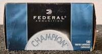 Federal Champion 510 .22 LR, 40 Grain, 1240 FPS, 500 Rounds, High Velocity Rimfire Ammunition - 2