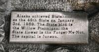 1983 Siskiyou Alaska 25 Years Statehood Pewter Belt Buckle, Limited Edition 1033/5000 - 3