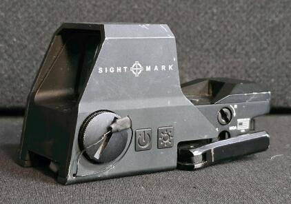 Sightmark Ultra Shot R-Spec Reflex Red Dot Sight, QD Mount, 4 Reticles, Red/Green, USA *Untest No Battery*