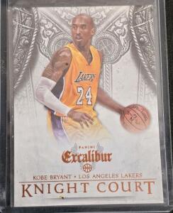 2014-15 Panini Excalibur Knight Court Kobe Bryant #13 Los Angeles Lakers NBA Insert Card