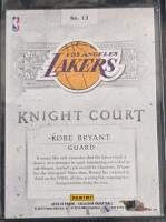 2014-15 Panini Excalibur Knight Court Kobe Bryant #13 Los Angeles Lakers NBA Insert Card - 2