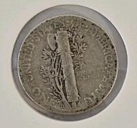 1934 & 1944-D Mercury Dimes, 90% Silver, U.S. Coins, Philadelphia & Denver Mints - 5