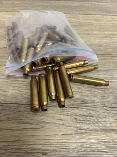 Winchester .300 Win Mag Fired Brass Casings, Approx. 35 Pieces, Ziplock Bag