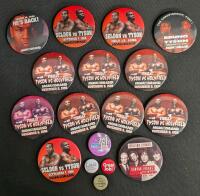 1990s MGM Grand Boxing and Concert Pinback Button Lot &ndash; Tyson vs Holyfield, Rolling Stones
