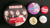 1990s MGM Grand Boxing and Concert Pinback Button Lot &ndash; Tyson vs Holyfield, Rolling Stones - 4