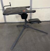 Big Game Treestands Portable Shooting Bench with Adjustable Seat and Padded Gun Rest