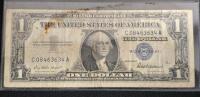 1934D $5 Silver Certificate S09078103A, 1950B $5 FRN L67245243B, 1957 $1 Silver Cert C08463634A - 5
