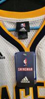 Adidas NBA Swingman Indiana Pacers Jermaine O'Neal #7 Jersey, White, Medium, Length +2 - 3
