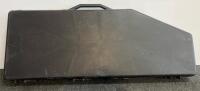 Black Hard-Sided Plastic Rifle Case, Fits Firearms Up To 50&rdquo;, 52&rdquo; Exterior, 4 Latches, Handle