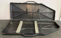 Black Hard-Sided Plastic Rifle Case, Fits Firearms Up To 50&rdquo;, 52&rdquo; Exterior, 4 Latches, Handle - 3