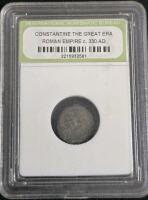 Kennedy Half Dollar Lot: 1972, 1974, 1977, 1995, 2004-P MS65 ANACS, Ancient Roman Coin Constantine Era - 3